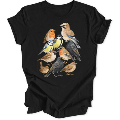 Zephriel | Vintage Bird Print Casual T Shirt