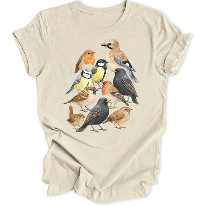 Zephriel | Vintage Bird Print Casual T Shirt