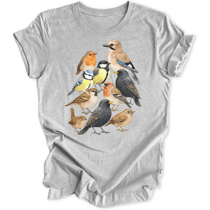 Zephriel | Vintage Bird Print Casual T Shirt
