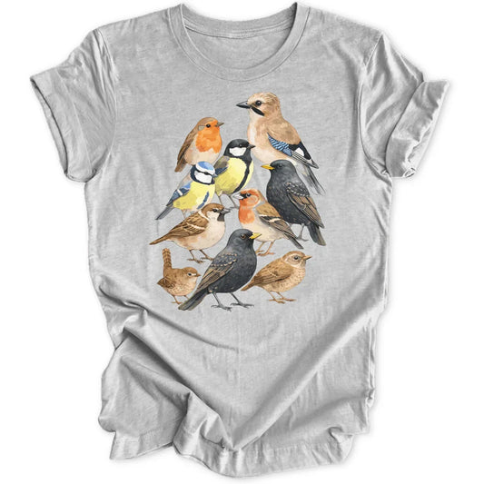 Zephriel | Vintage Bird Print Casual T Shirt