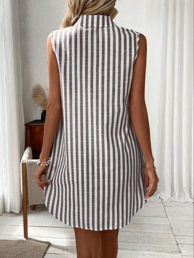 Theadora | Relaxed Fit Summer Shirt Dress