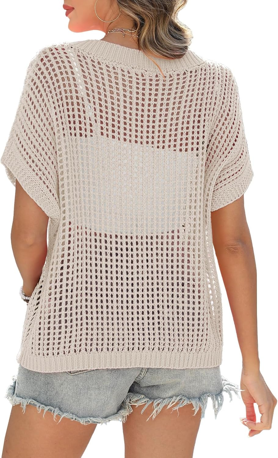 Elowyn | Open Knit Relaxed Sweater