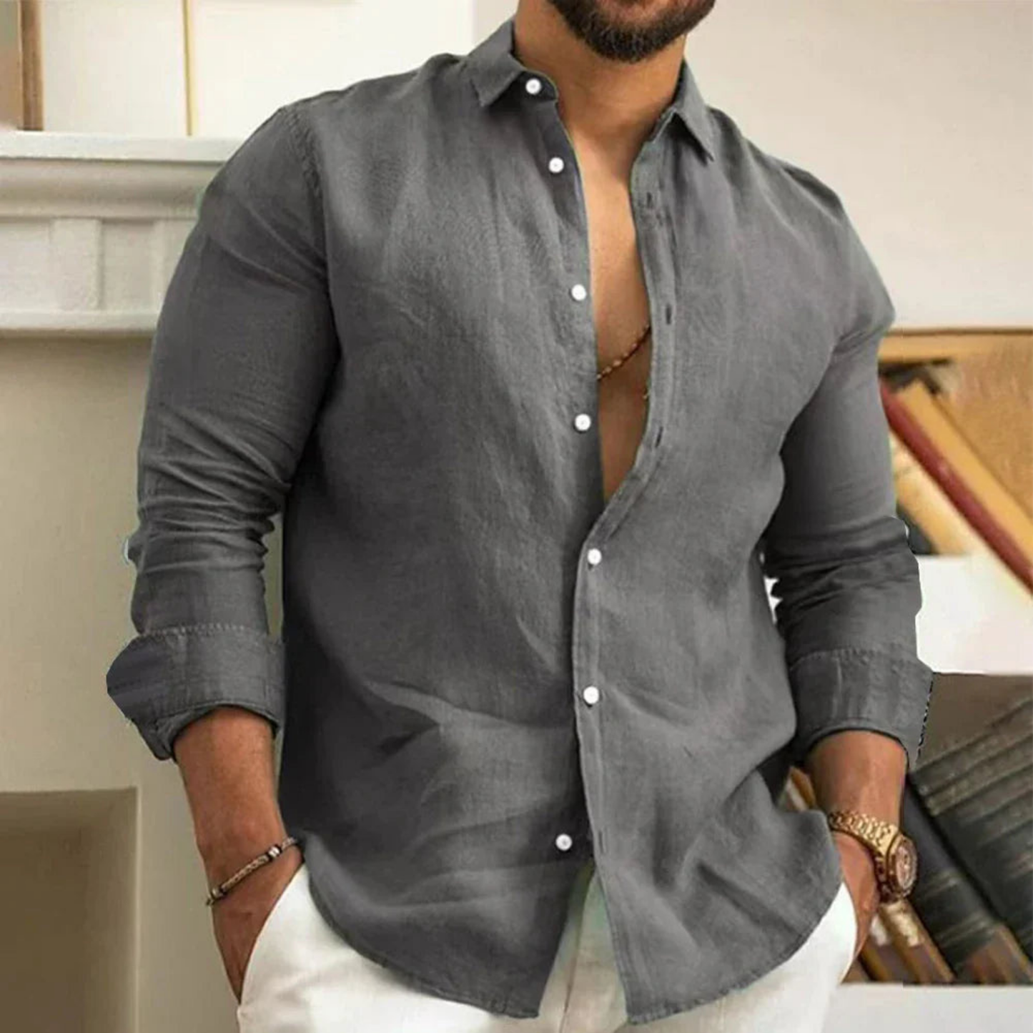 Lucien | Soft Touch Casual Shirt