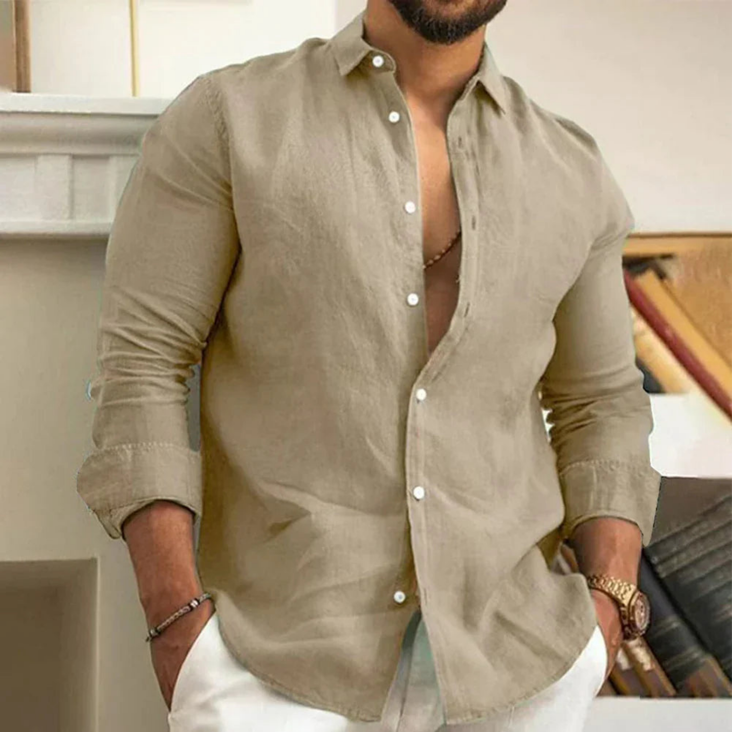 Lucien | Soft Touch Casual Shirt
