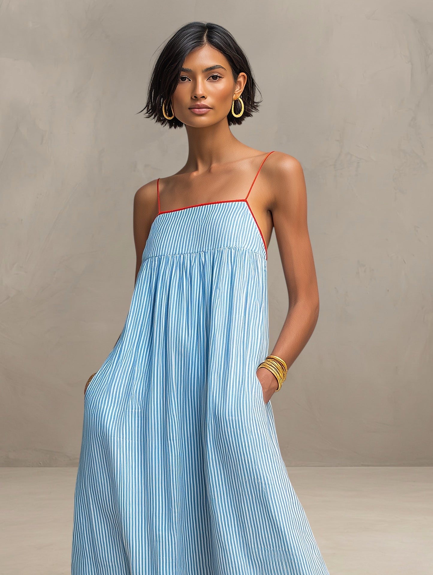 Zarella | Pocket Detail Summer Maxi Dress