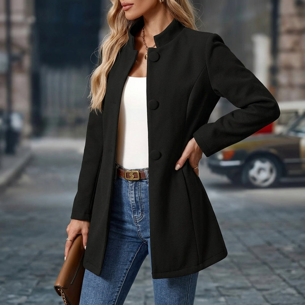 Orlitha | Classic Button Front Coat