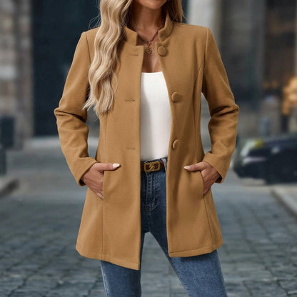 Orlitha | Classic Button Front Coat