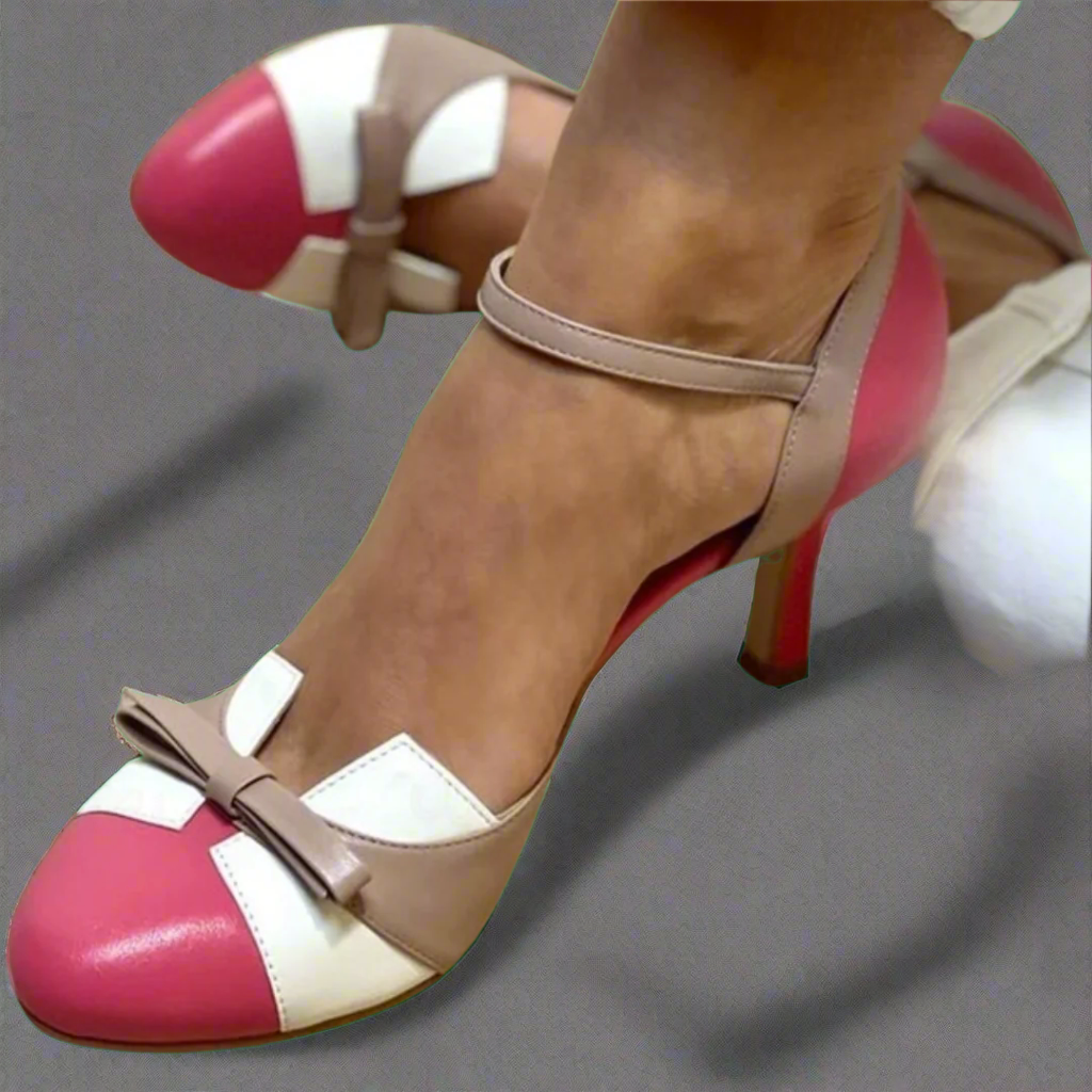 Cecily | Vintage Inspired Bow Heels