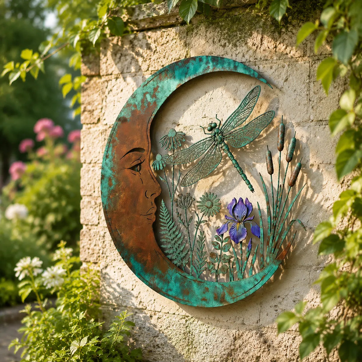 Roselith | Enchanted Garden Moon Wall Art
