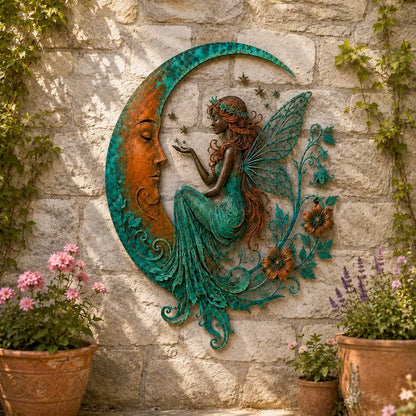Roselith | Enchanted Garden Moon Wall Art
