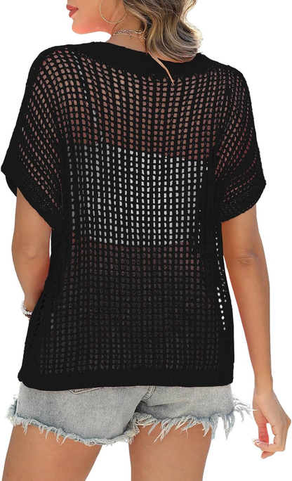 Elowyn | Open Knit Relaxed Sweater