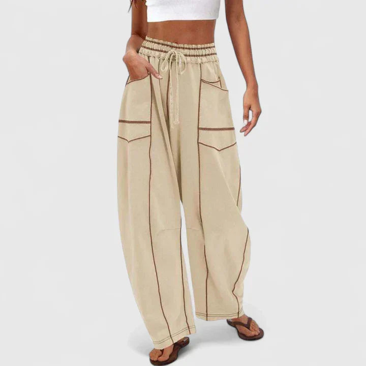 Floriane | Effortless Wide Leg Lounge Trousers