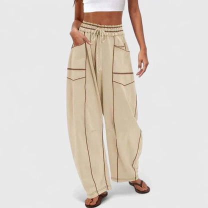 Floriane | Effortless Wide Leg Lounge Trousers