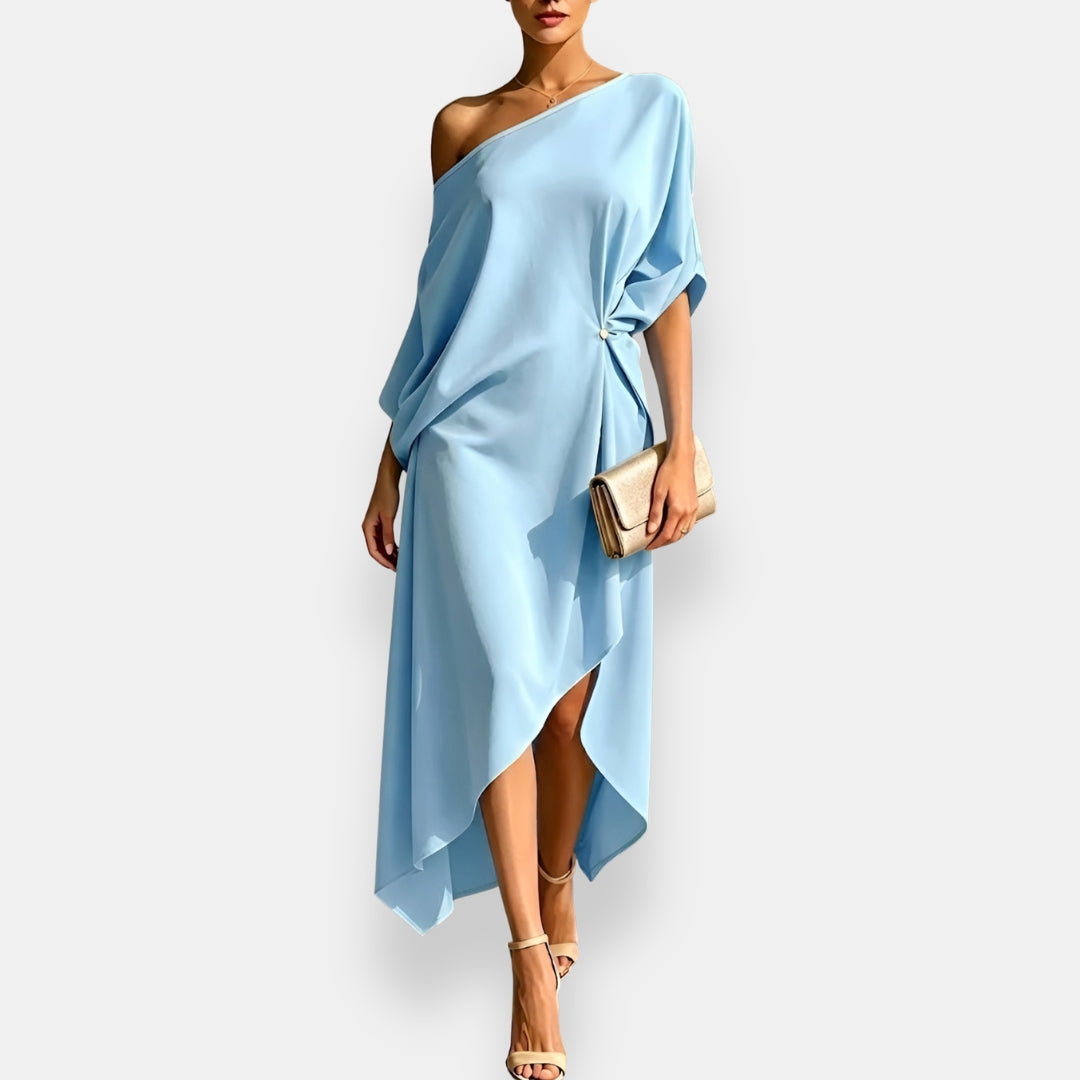 Roselinde | Asymmetric Flow Evening Dress