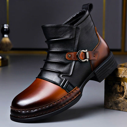 Fenwick | Rugged Leather Dress Boots