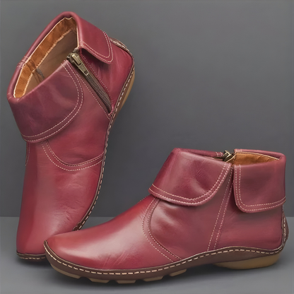 Jessara | Soft Leather Everyday Ankle Boots