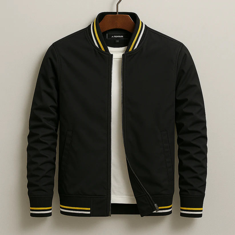 Westley | Ribbed Collar Casual Jacket
