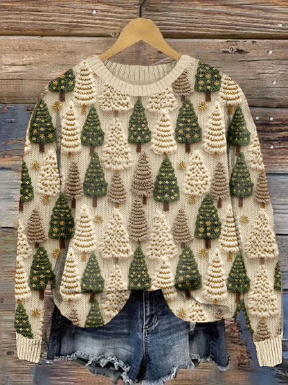 Quillara | Evergreen Pattern Pullover