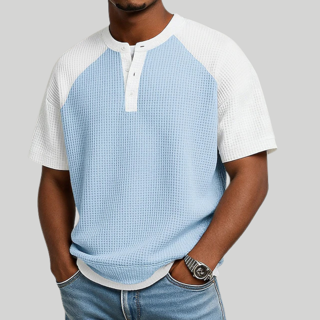Dalton | Casual Waffle Knit T Shirt