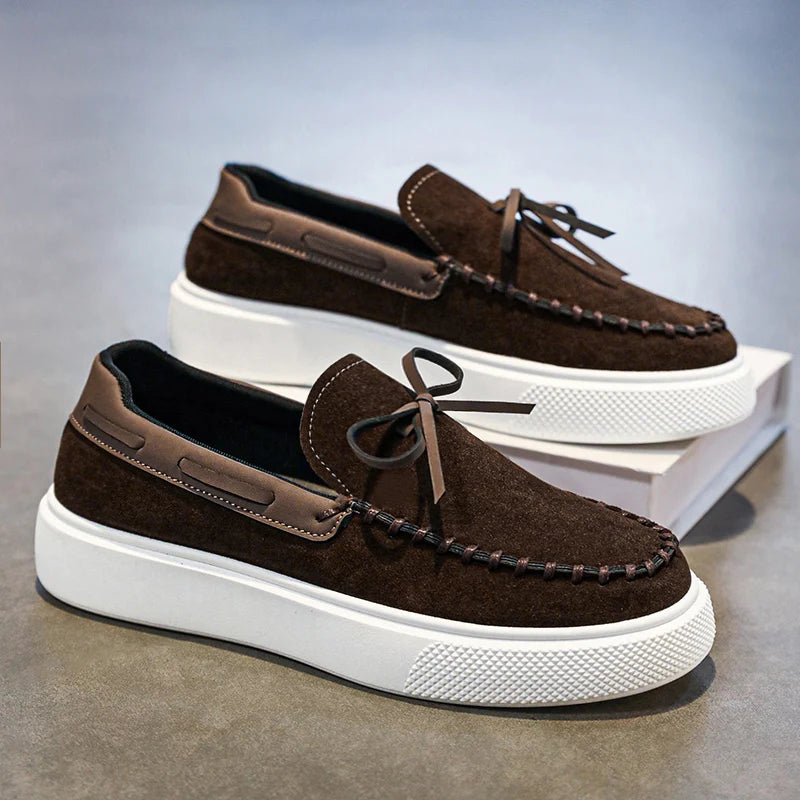 Nolan | Classic Stitch Detail Loafers