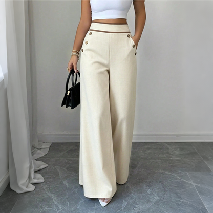 Valenza | Modern Wide Leg Trousers