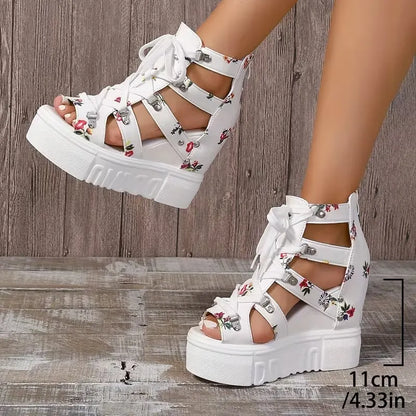 Zorina | Elevated Comfort Floral Sandals