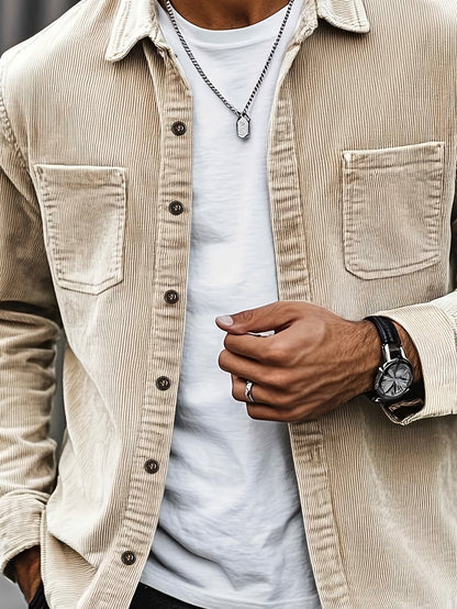 Leland | Button Front Workwear Overshirt