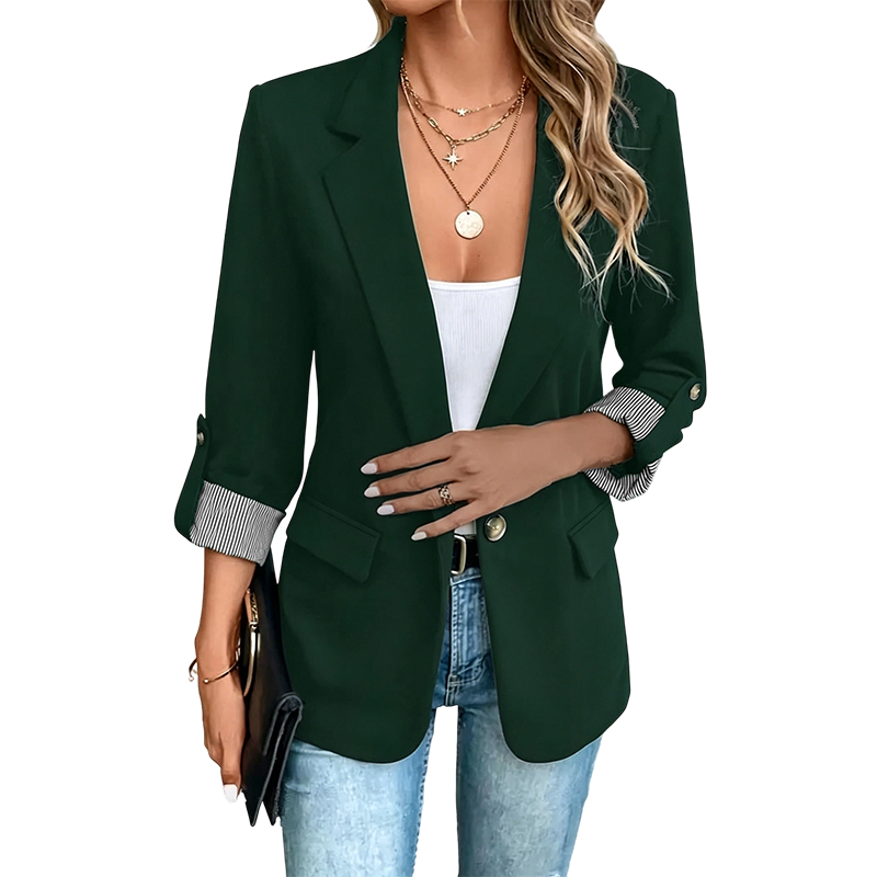 Seravine | Tailored Three Quarter Sleeve Blazer