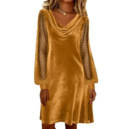 Valestra | Luxe Velvet Mini Dress