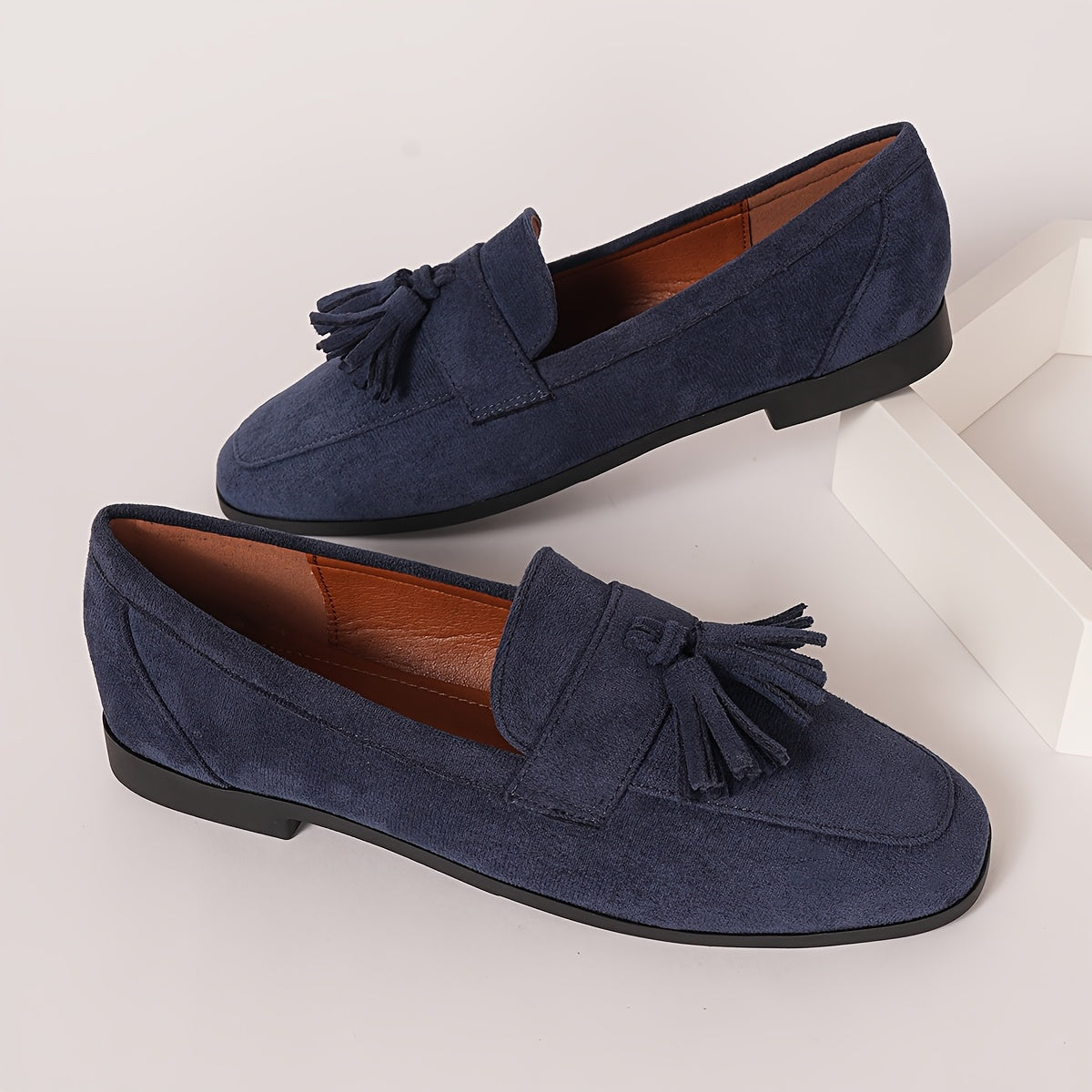 Corvella | Tassel Detail Slip On Loafers