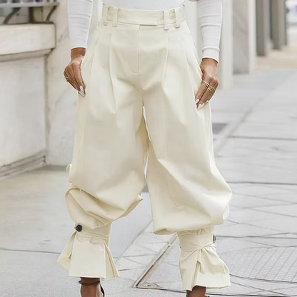 Fable | Gathered Hem Balloon Trousers