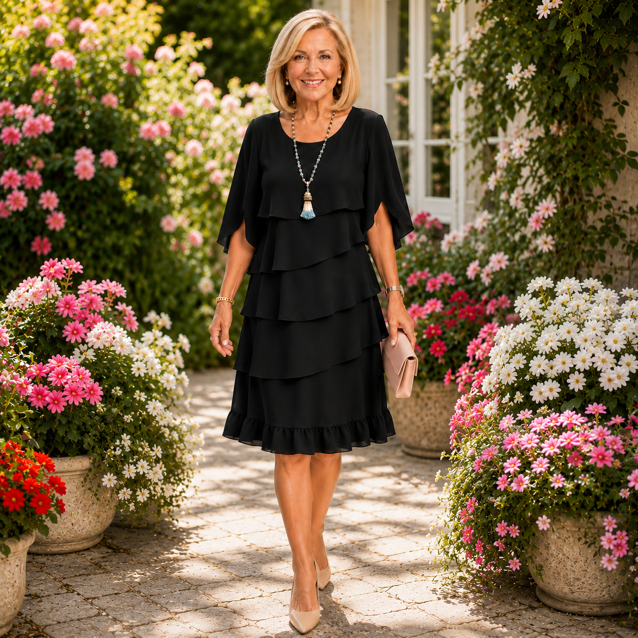 Gracelyn | Tiered Ruffle Occasion Dress