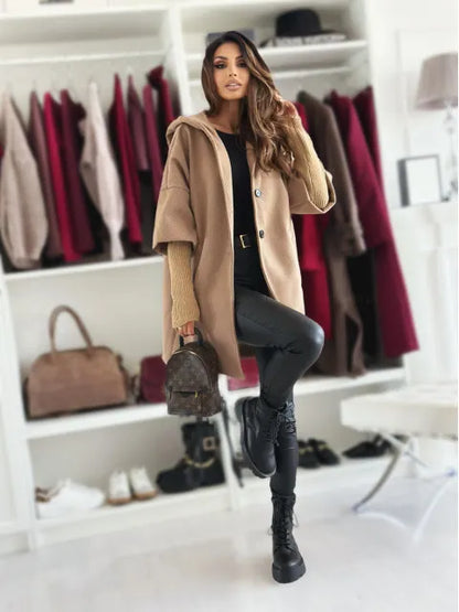 Nellwyn | Draped Cape Style Cardigan