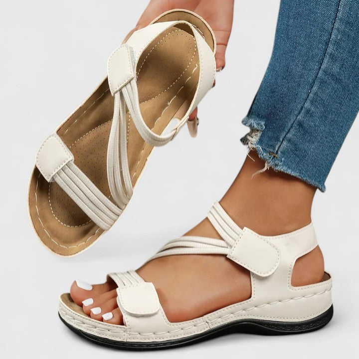 Velina | Cushioned Open Toe Sandals