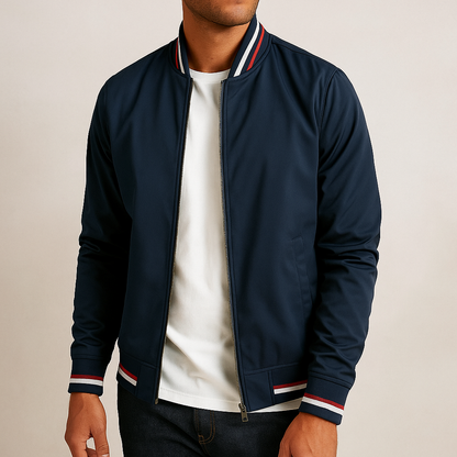 Westley | Ribbed Collar Casual Jacket