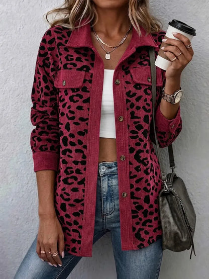 Ursalyn | Leopard Knit Cardigan