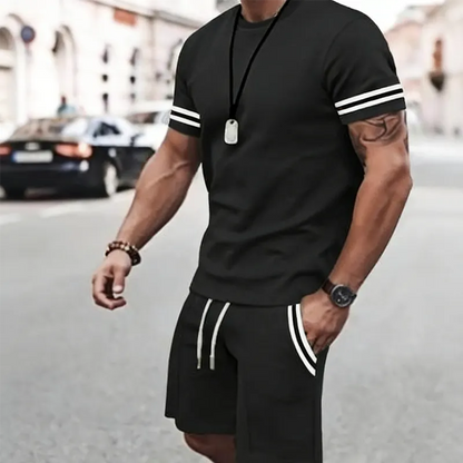 Davion | Drawstring Tee And Shorts Set