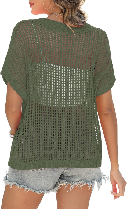 Elowyn | Open Knit Relaxed Sweater