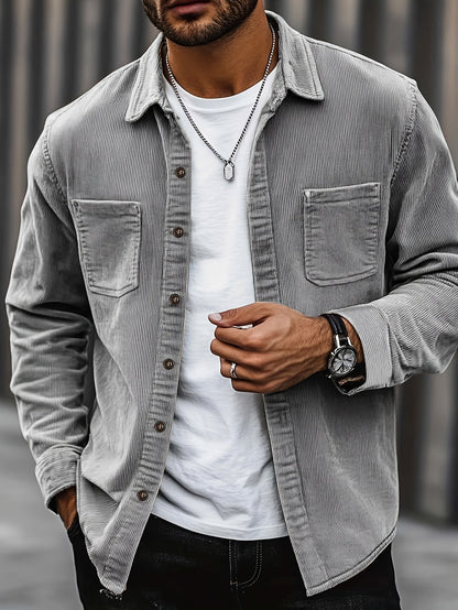 Leland | Button Front Workwear Overshirt
