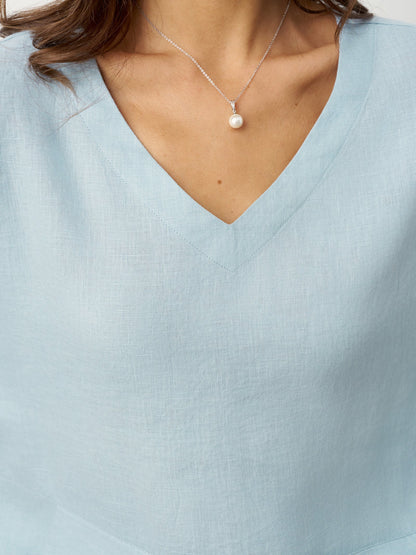 Rhoswen | Relaxed Layered Linen Top