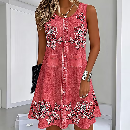 Eulina | Relaxed Floral Summer Dress