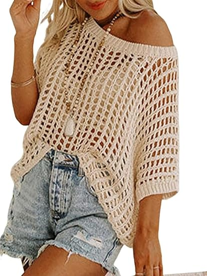 Elowyn | Open Knit Relaxed Sweater