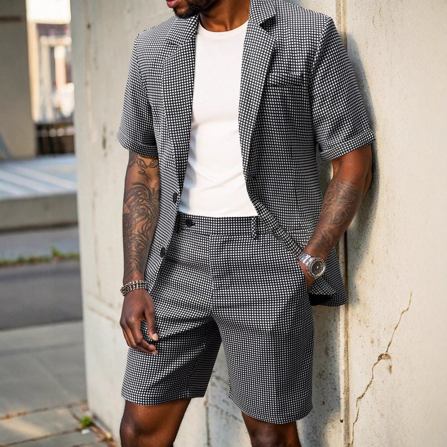 Aldric | Tailored Blazer Shorts Set