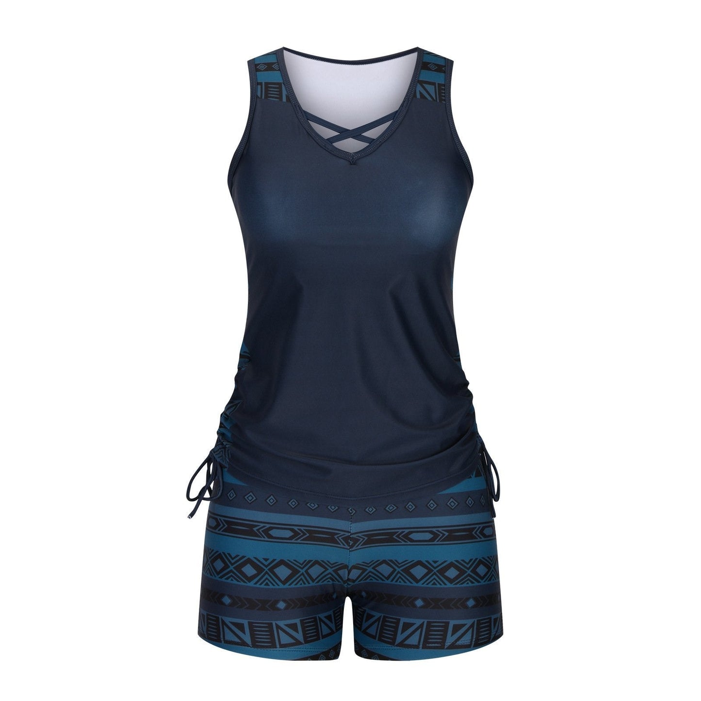 Tavrisselle | Side Tie Beach Top and Shorts Set