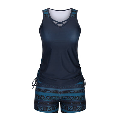 Tavrisselle | Side Tie Beach Top and Shorts Set