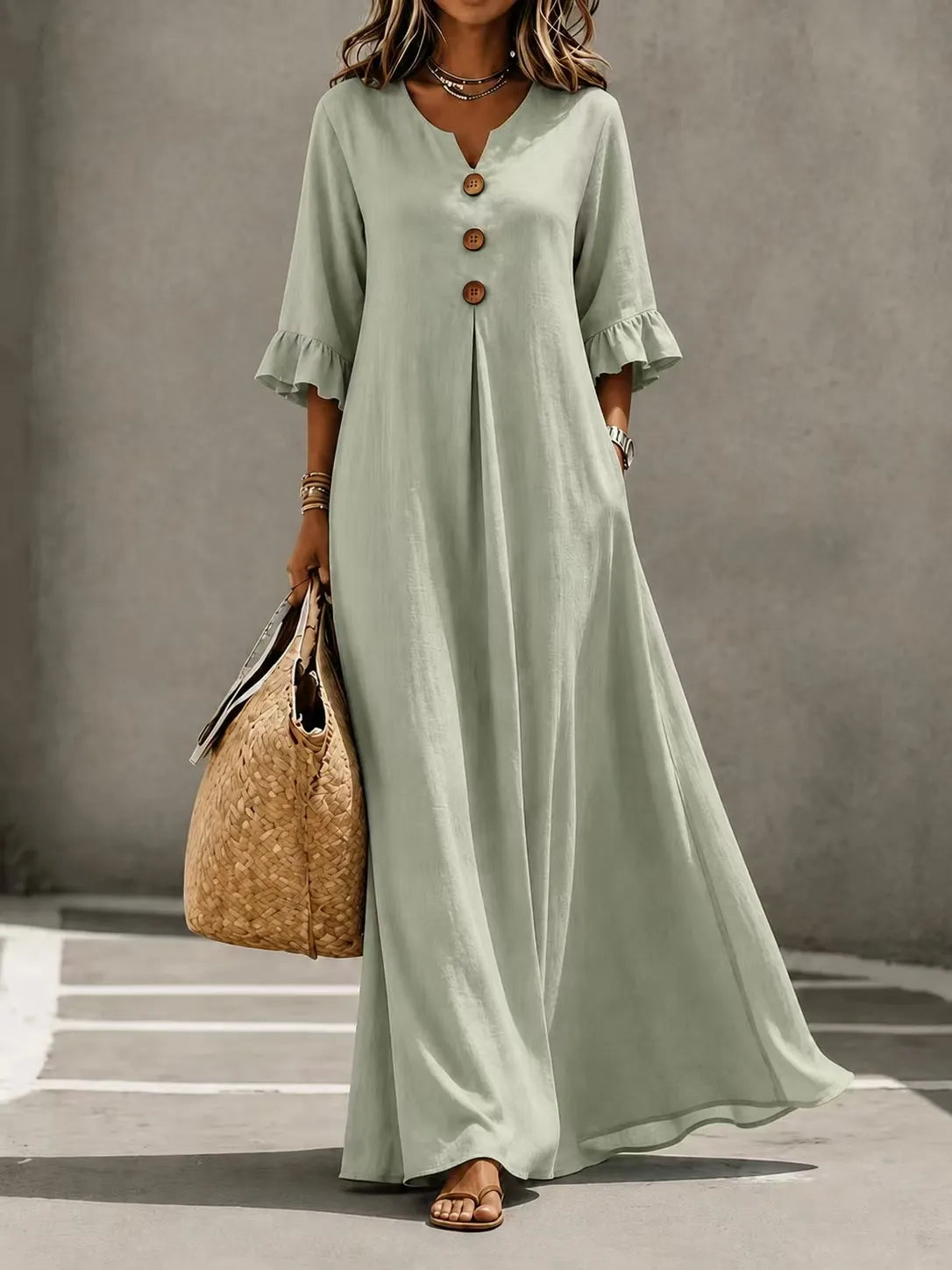 Ellowen | Breezy Pocket Maxi Dress