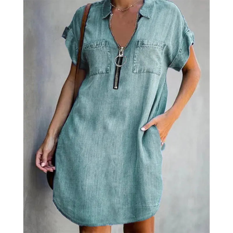 Corisella | Casual Pocket Mini Dress