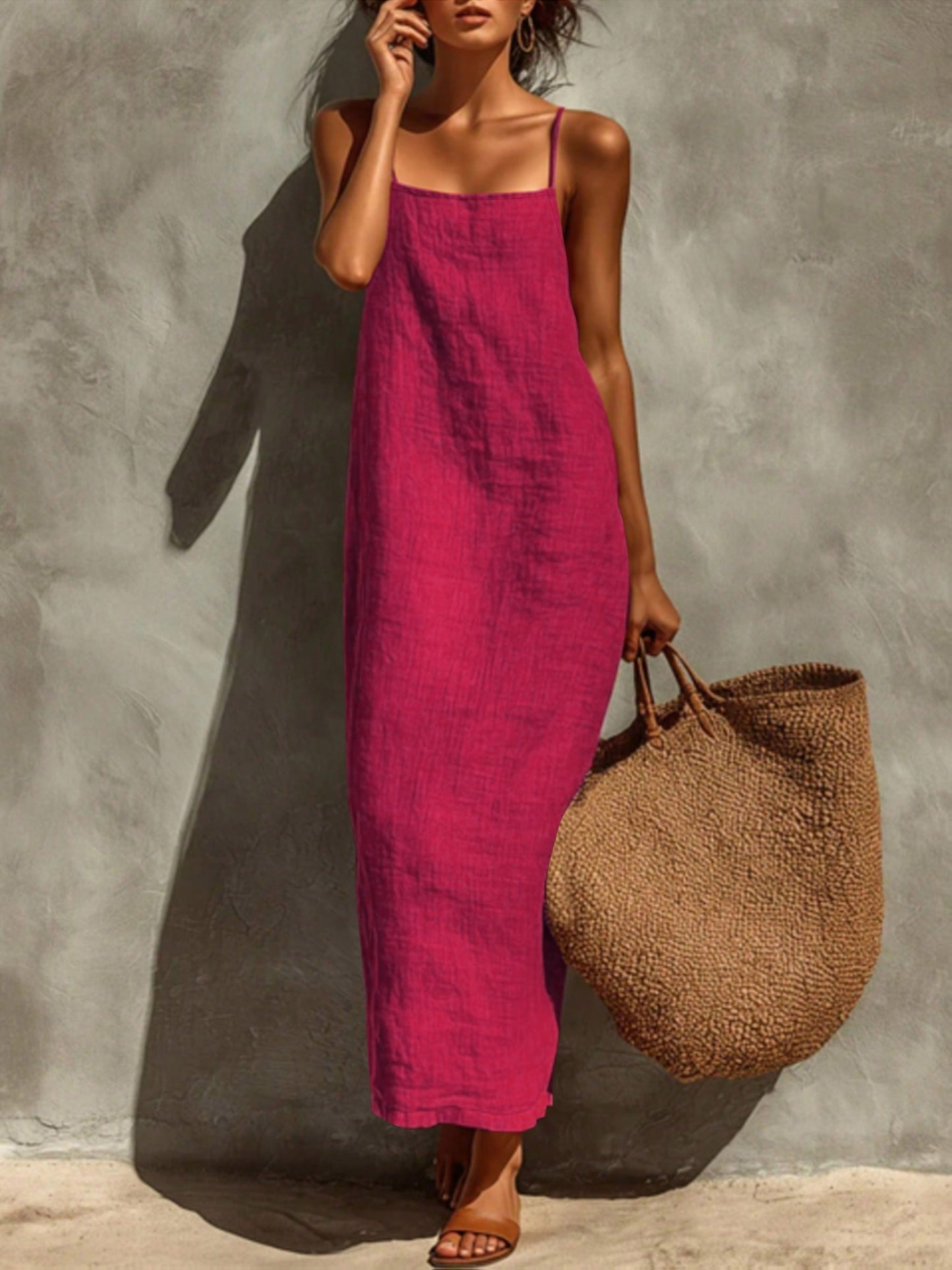 Sylvette | Lightweight Slip Style Maxi Dress