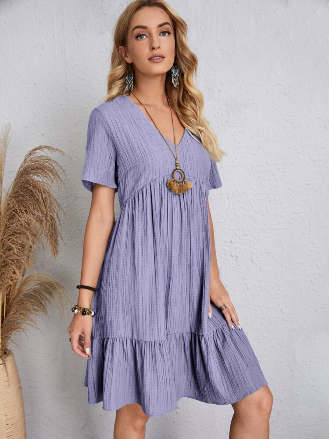 Kerensa | Relaxed Fit Babydoll Mini Dress