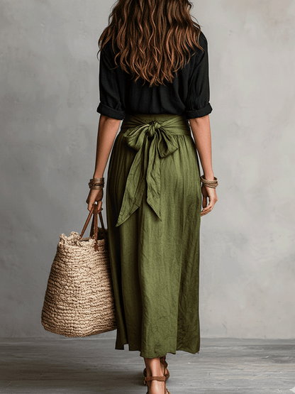 Sorella | Relaxed Fit Two Piece Skirt Set